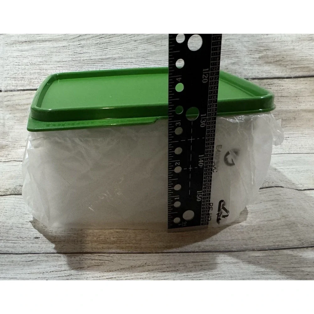 NEW Set of 3 Tupperware Keep Tabs Square Storage Containers New in Pkg Tub18
